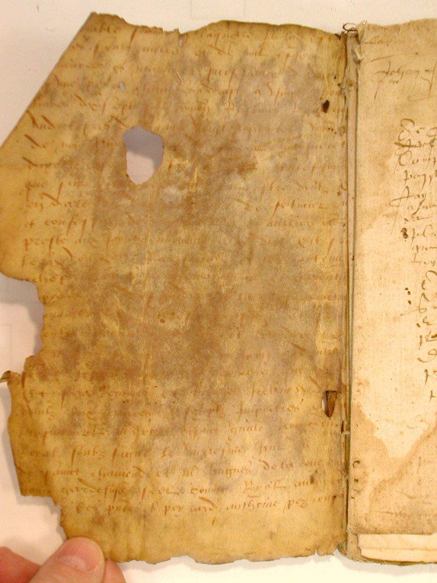 Page du registre